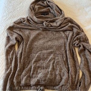 Barefoot Dreams Cozy Tan Hoodie